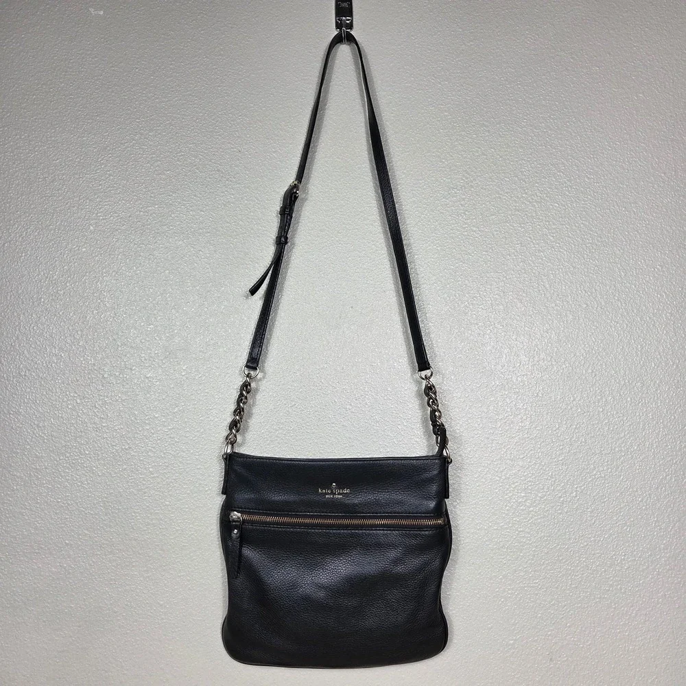 Kate Spade Cobble Hill Ellen Black Pebbled Leather Crossbody Bag